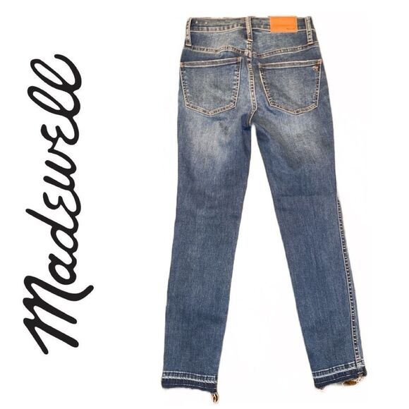 Madewell Women’s 10” High Rise Button Fly Skinny‎ Jeans - Size 24 - Picture 3 of 5